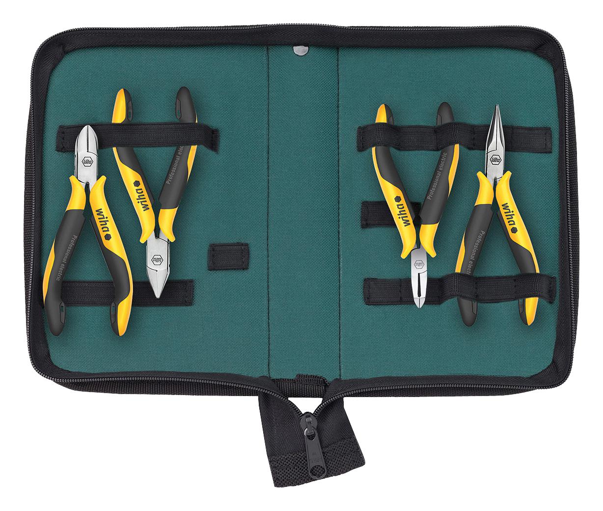 33507 PLIER SET, ESD, 4PC WIHA