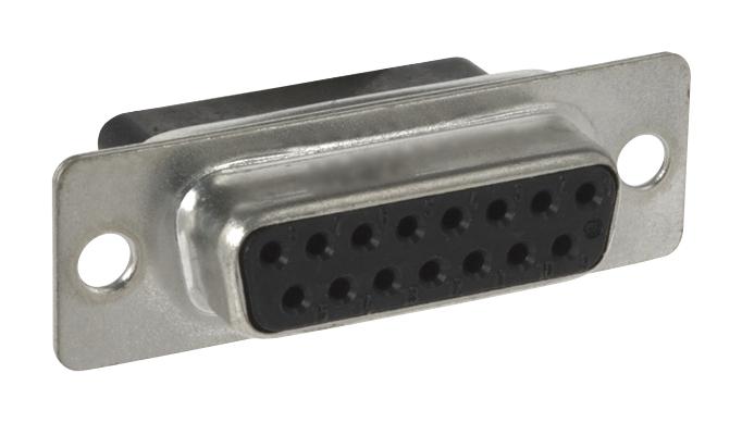 1757820-7 D-SUB HOUSING, RCPT, 15POS, STEEL AMP - TE CONNECTIVITY