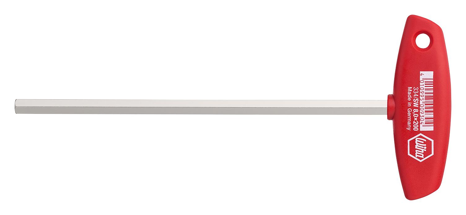 00919 HEX KEY, T HANDLE, 5MM X 350MM WIHA