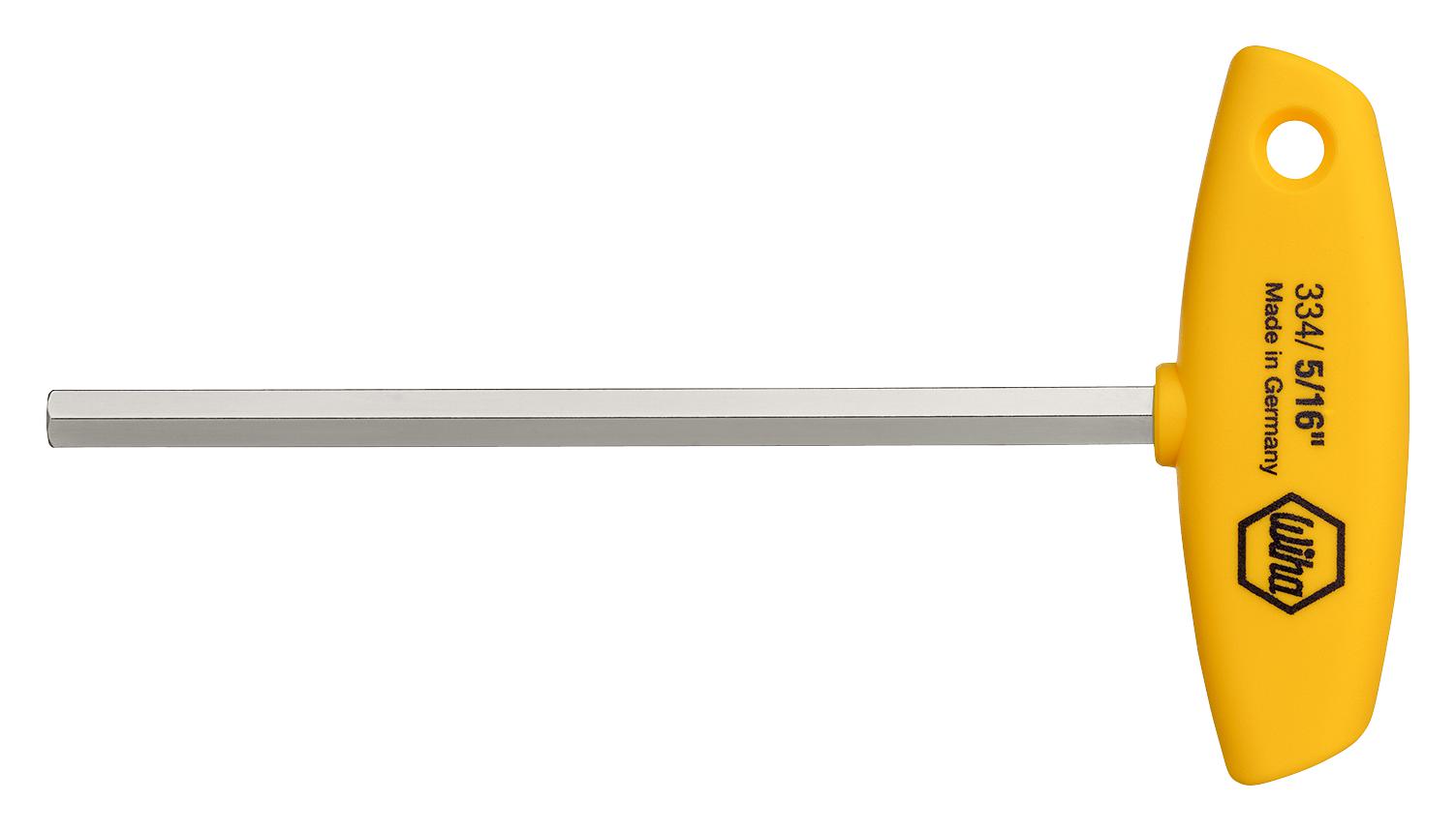 02811 HEX KEY, T HANDLE, 9.53MM X 150MM WIHA