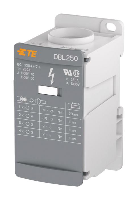 1SNL325010R0000 TB, POWER DISTRIBUTION, 1POLE, 000AWG ENTRELEC - TE CONNECTIVITY