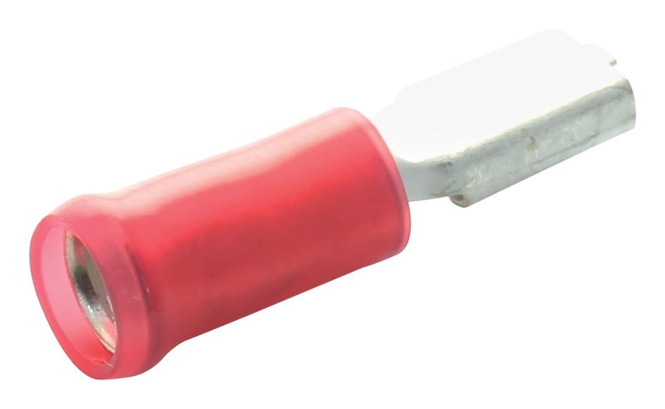 165566-1 CRIMP TERMINAL, FEMALE, 2.8MM, RED AMP - TE CONNECTIVITY