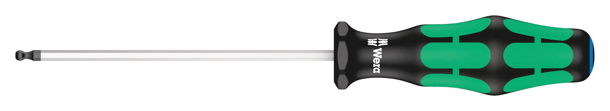 22805 SCREWDRIVER, HEXAGON, BALL, 3X100MM WERA