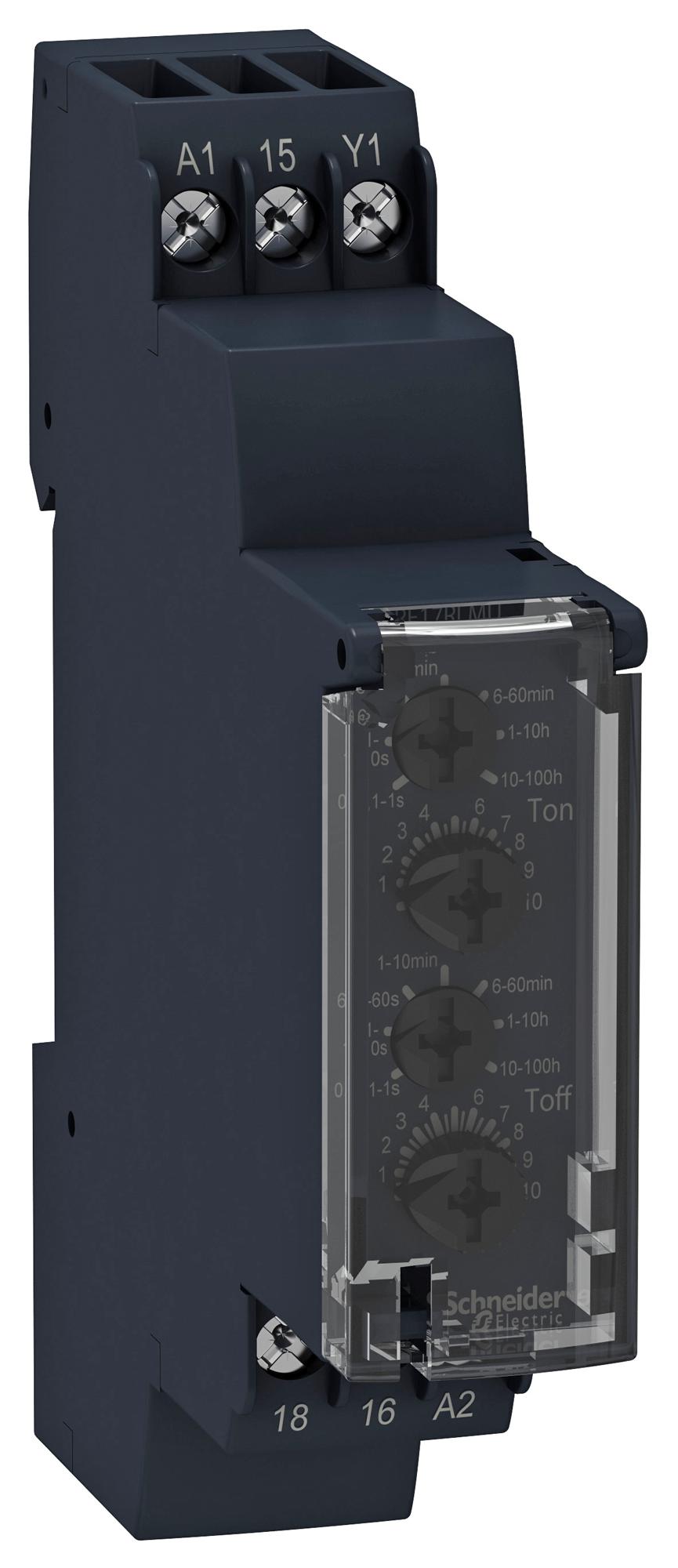 RE17LLBM TIME DELAY RELAY, SPST, 100H, 250V SCHNEIDER ELECTRIC