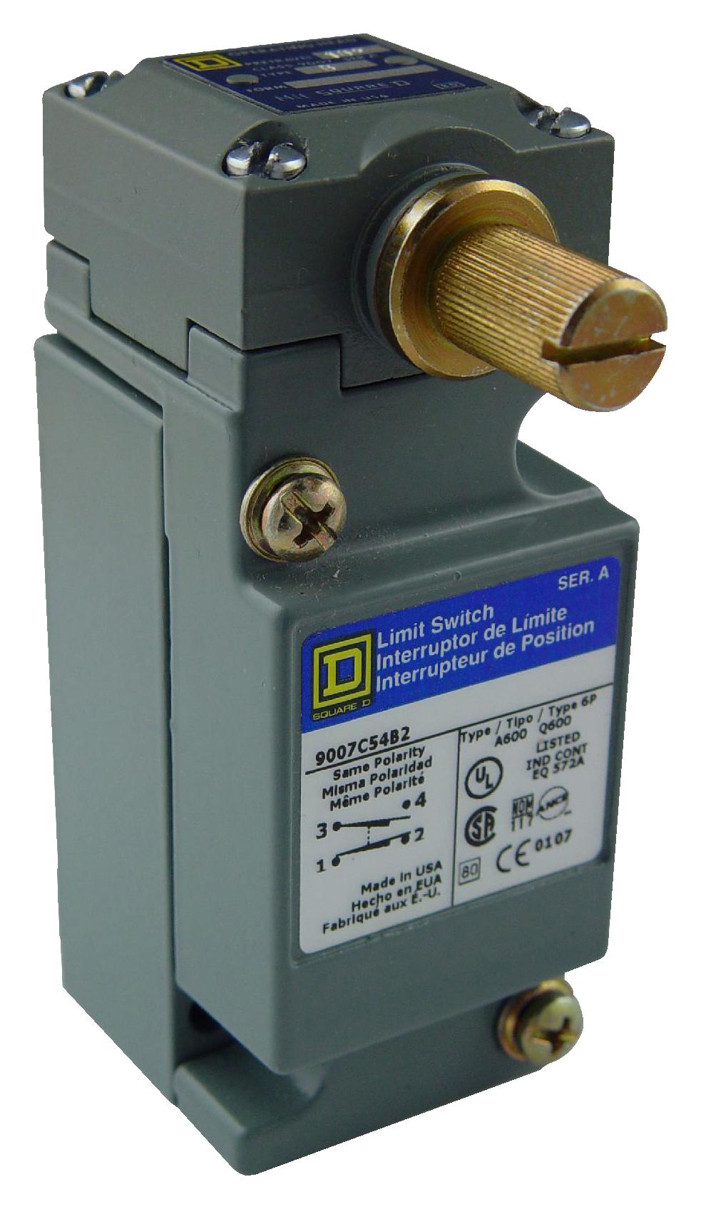 9007C54B2M11 LIMIT SWITCH, SPDT-DB, 1.2A, 600VAC SCHNEIDER ELECTRIC