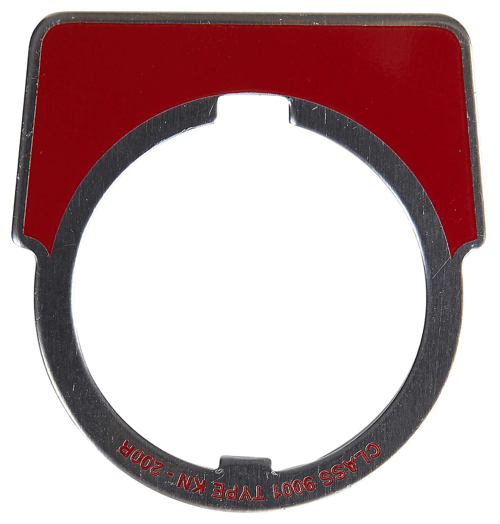 9001KN200R LEGEND PLATE, 30MM CONTROL & SIGNAL UNIT SCHNEIDER ELECTRIC