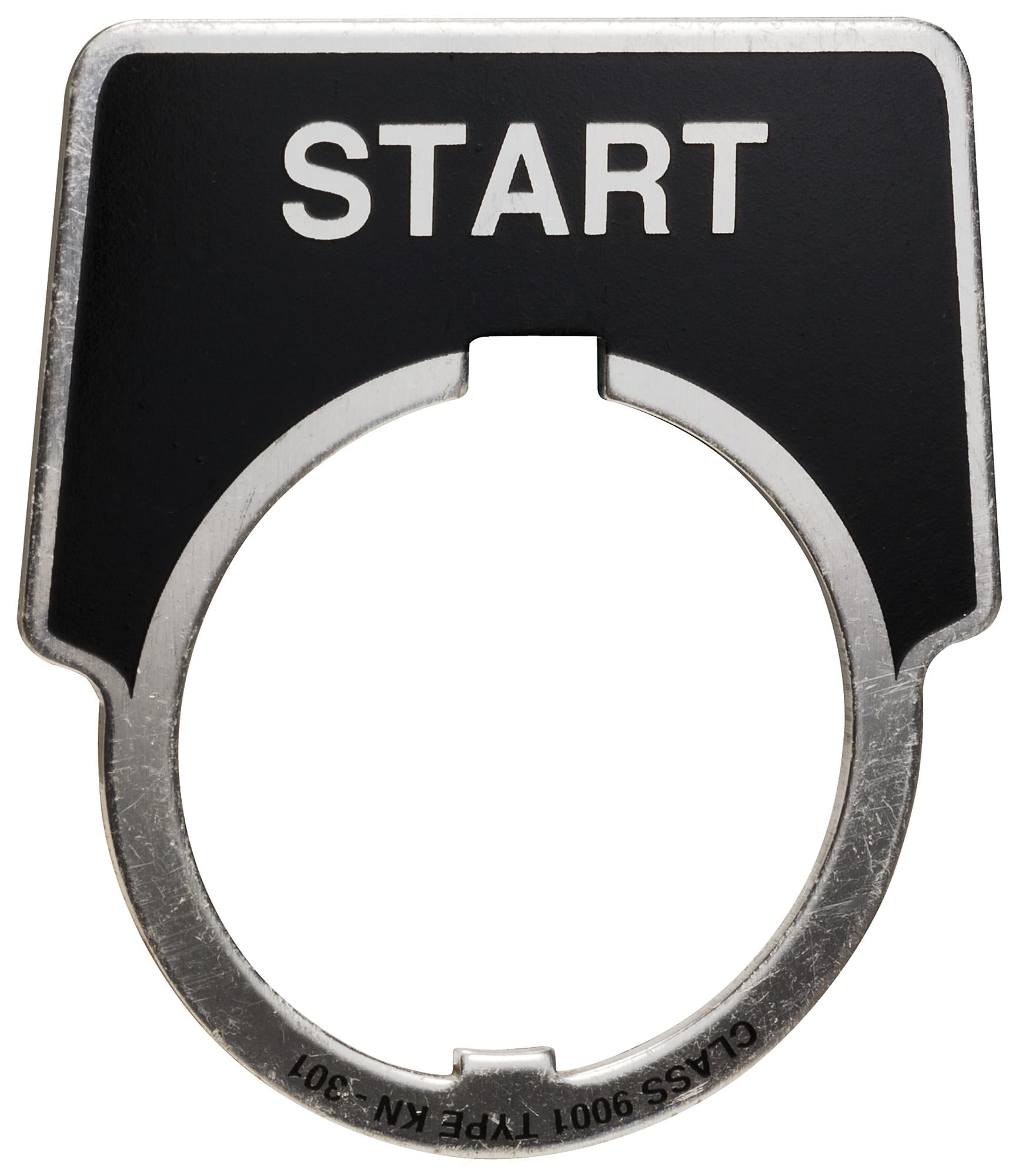 9001KN301 LEGEND PLATE, 30MM CONTROL & SIGNAL UNIT SCHNEIDER ELECTRIC