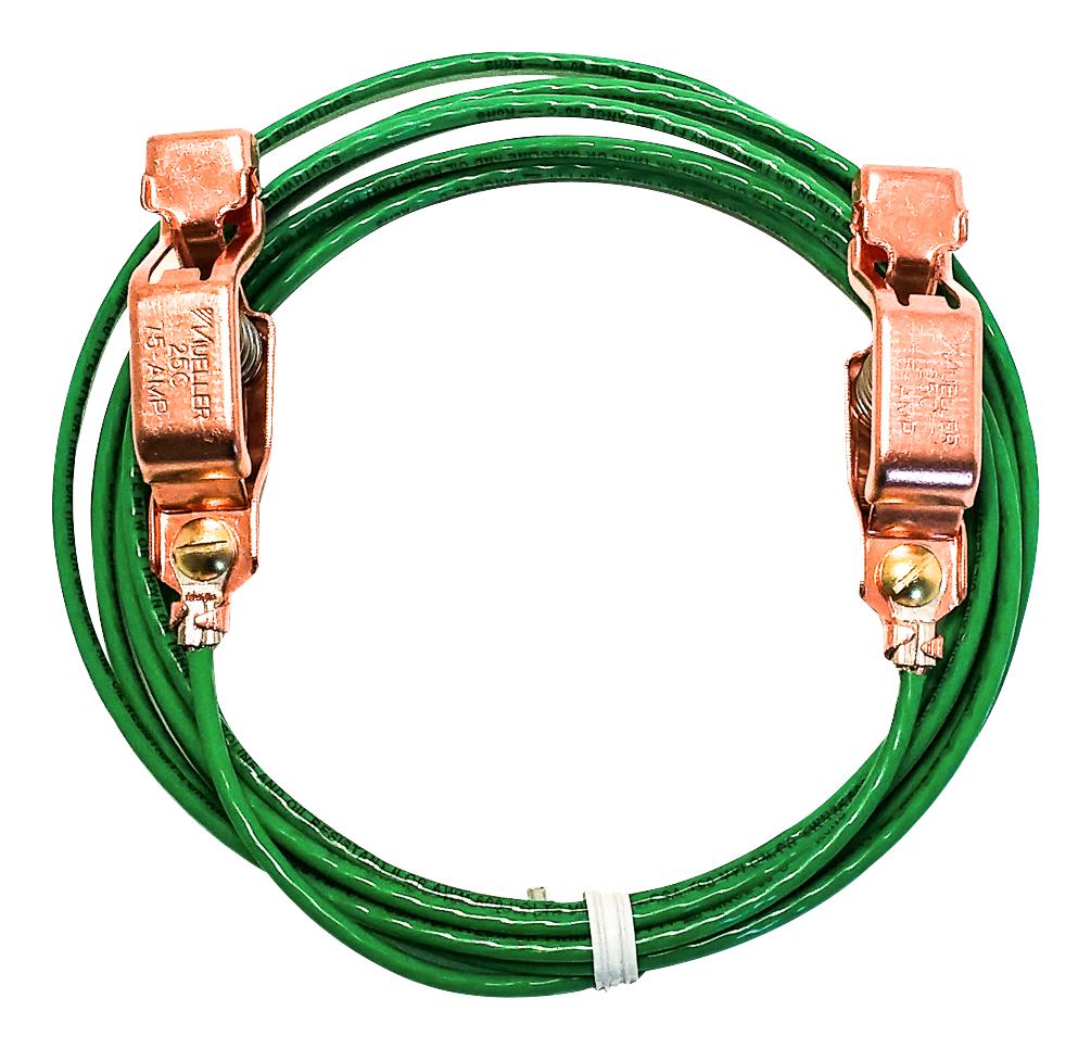 AI-000474-60. GROUND CORD, ALLIGATOR-ALLIGATOR, 1.52M MUELLER ELECTRIC