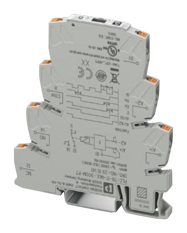 2910140 TIME DELAY RELAY, SPDT, 24VDC, DIN RAIL PHOENIX CONTACT