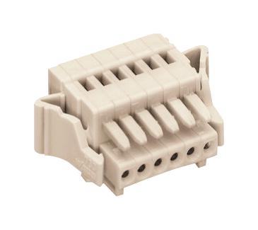 733-106/037-000 1-CONDUCTOR FEMALE PLUG WAGO