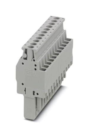 UPBV 2,5/11 TERMINAL BLOCK, PLUGGABLE, 11WAY, GREY PHOENIX CONTACT