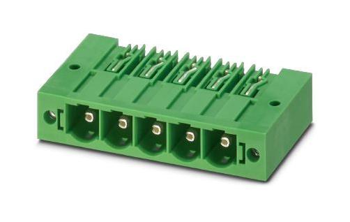 PC 6-16/ 7-G1F-10,16 TERMINAL BLOCK, HEADER, R/A, 7WAY, TH PHOENIX CONTACT