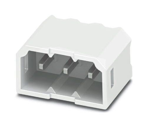 PTSM 0,5/ 4-HH-2,5-THR WH R32 TERMINAL BLOCK, HEADER, R/A, 4WAY, TH PHOENIX CONTACT
