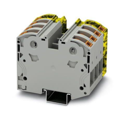 PTPOWER 35-3L/FE DINRAIL TERMINAL BLOCK, 8WAY, 2AWG PHOENIX CONTACT