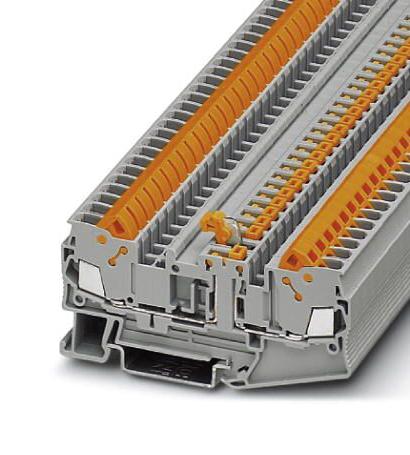 QTC 2,5-MT DINRAIL TERMINAL BLOCK, 2WAY, 14AWG, GRY PHOENIX CONTACT