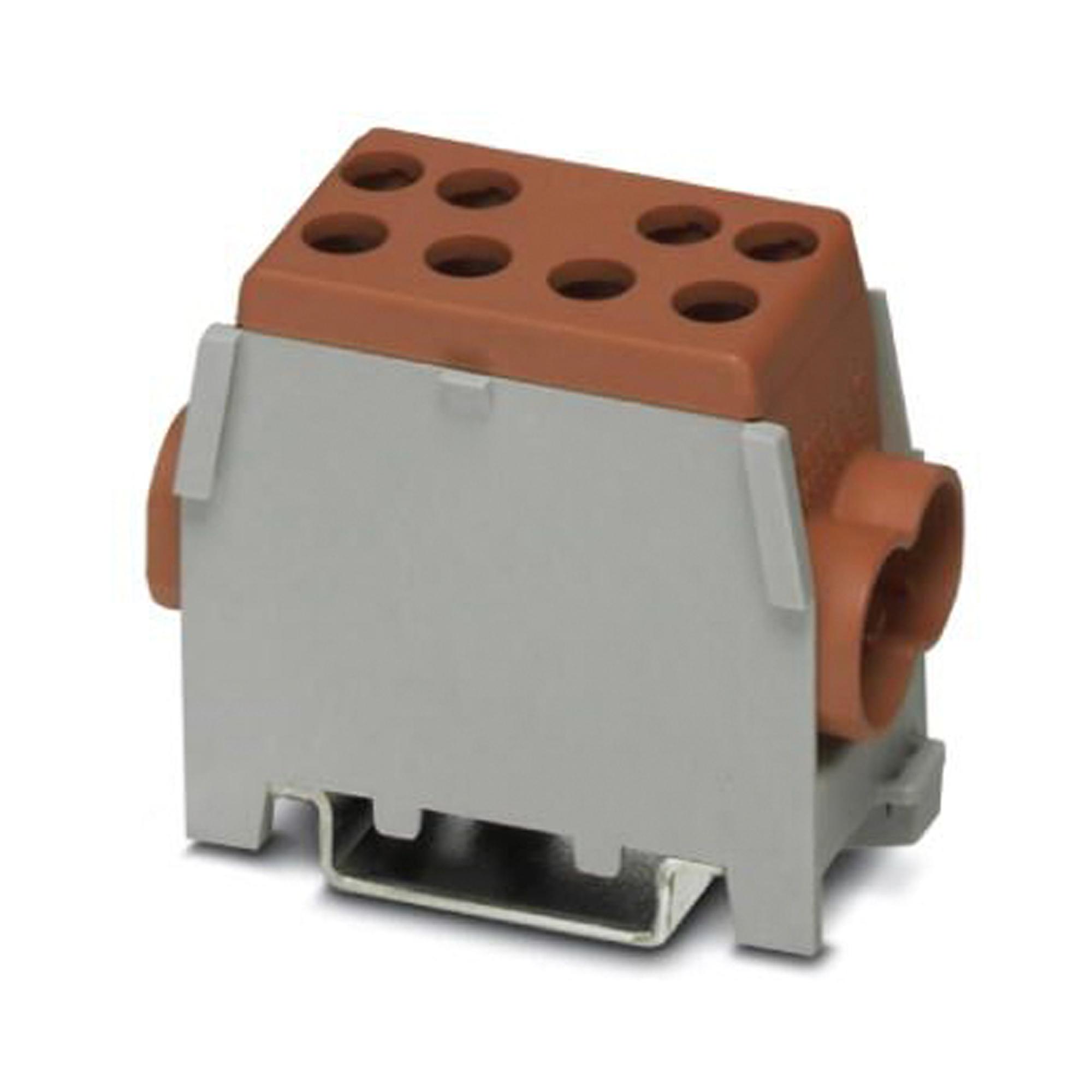 UDB 2X35/25 BN DIN RAIL TB, TRUNK LINE, 4WAY, 2AWG PHOENIX CONTACT