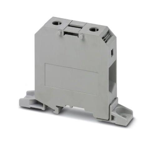 UKH 50-F DINRAIL TERMINAL BLOCK, 2WAY, 00AWG, GRY PHOENIX CONTACT