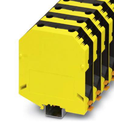 UKH 150-FE DINRAIL TERMINAL BLOCK, 2WAY PHOENIX CONTACT