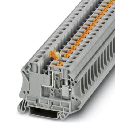 UT 6-MT P/P DIN RAIL TB, KNIFE DISCONNECT, 2P, 8AWG PHOENIX CONTACT
