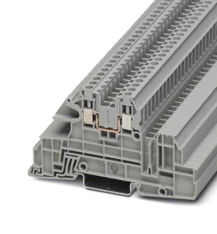 UTI 2,5-L DIN RAIL TERMINAL BLOCK, 2WAY, 12AWG PHOENIX CONTACT