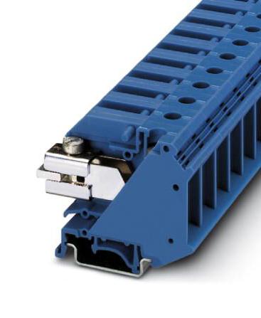 UTN 35 DIN RAIL TB, N DISCONNECT, 1WAY, 2AWG PHOENIX CONTACT