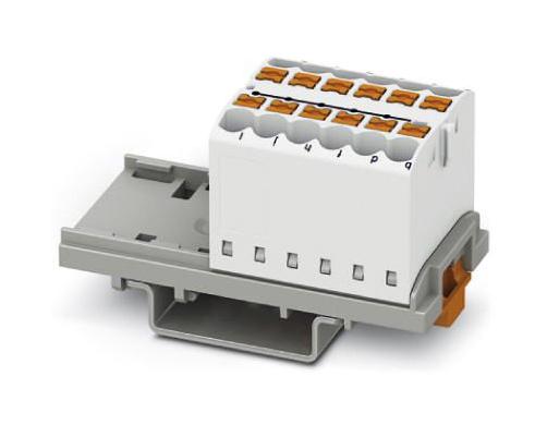 PTFIX 12X2,5-NS35 WH TB, DISTRIBUTION BLOCK, 12P, 12AWG, WHT PHOENIX CONTACT