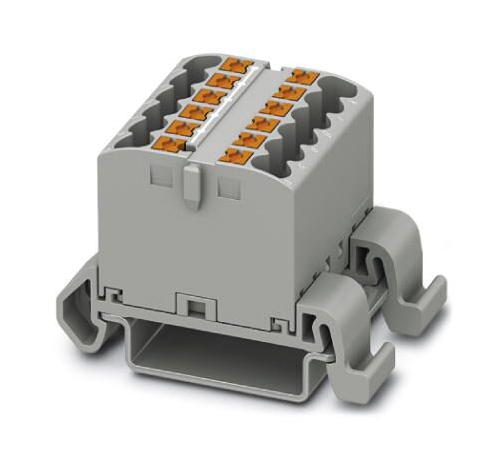 PTFIX 12X2,5-NS35A GY TB, DISTRIBUTION BLOCK, 12P, 12AWG, GREY PHOENIX CONTACT