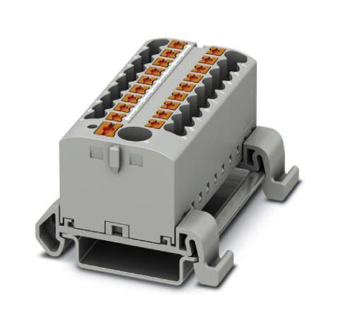 PTFIX 6/18X2,5-NS35A GY TB, POWER DISTRIBUTION, 19P, 12AWG, GRY PHOENIX CONTACT