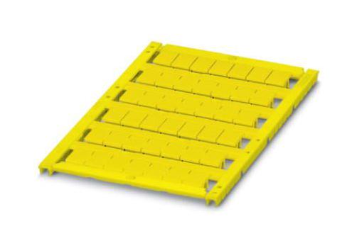 UCT-TM 8 YE MARKER SHEET, BLANK, 8.2MM, YELLOW, TB PHOENIX CONTACT
