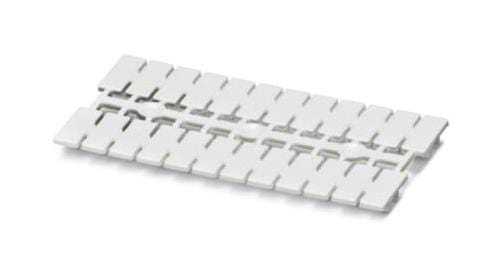 UM1-TM (5X10) MARKER STRIP, BLANK, 5MM, WHITE, TB PHOENIX CONTACT