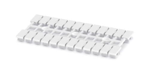 UM1-TMF (5X5) MARKER STRIP, BLANK, 5MM, WHITE, TB PHOENIX CONTACT