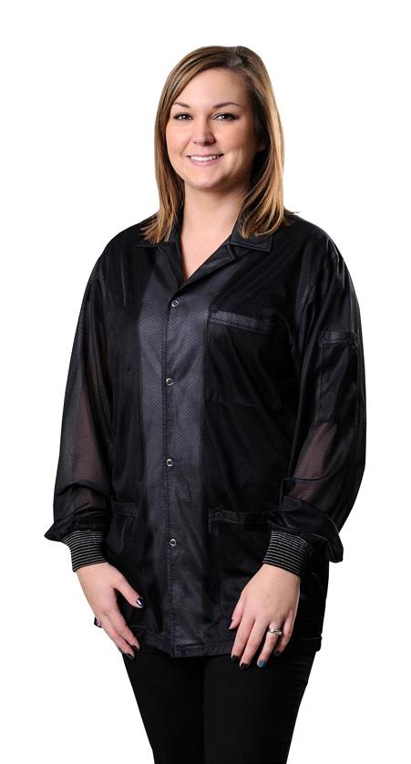 221430 SMOCK, JACKET, X SMALL, BLACK DESCO EUROPE (FORMERLY VERMASON)