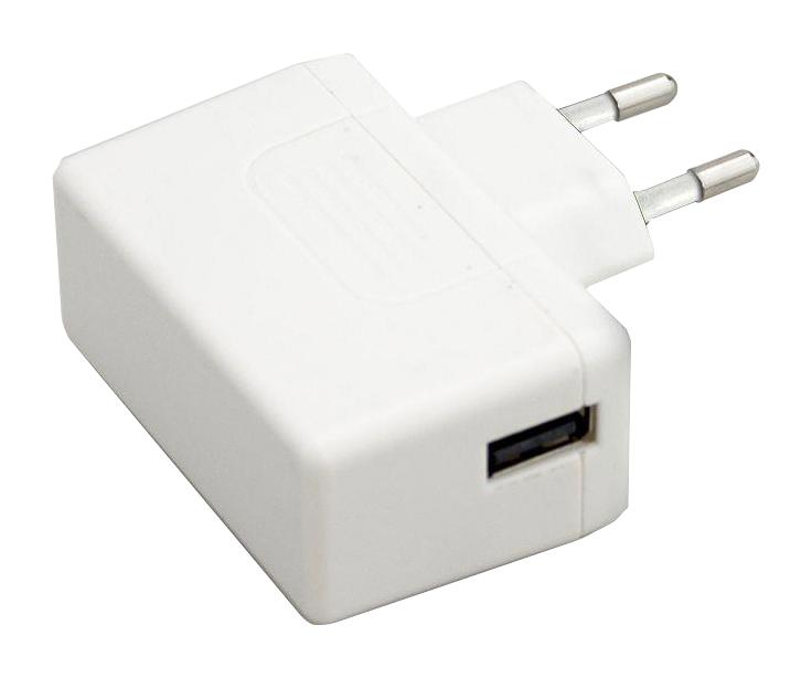 GSM12E05-USB ADAPTER, AC-DC, 5V, 2.4A MEAN WELL