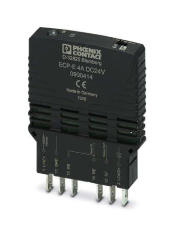 ECP-E 4A ELECTRONIC CKT BREAKER, 4A, 24VDC, 1P PHOENIX CONTACT