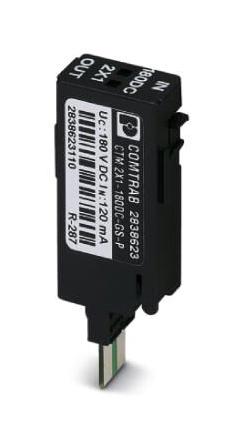 CTM 2X1-180DC-GS-P SURGE PROTECTOR, 100NS, 10KA PHOENIX CONTACT