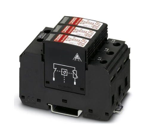 VAL-MS 580/3+0 SURGE PROTECTOR, 30KA, 580V PHOENIX CONTACT
