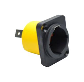 HPT-3-MDW PWR ENTRY CONN, 2P+PE, PLUG, 16A, QC AMPHENOL