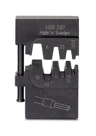 CRIMPFOX-M 10/DIE CRIMP TOOL DIE, 24-10AWG FERRULE PHOENIX CONTACT