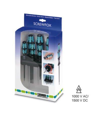 SF-TX SET VDE SCREWDRIVER SET, TORX, 6PC PHOENIX CONTACT