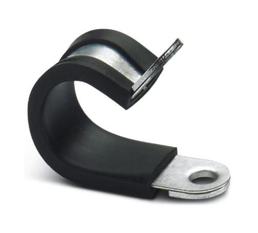 WP-BASE HF 14 HOSE CLAMP, STEEL, 14MM, SILVER/BLACK PHOENIX CONTACT