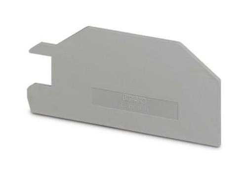 D-STI 10/16 END COVER, DIN RAIL TERMINAL BLOCK, GREY PHOENIX CONTACT