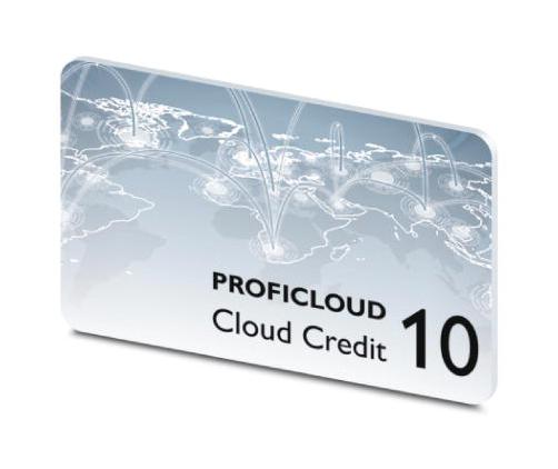 CLOUD CREDIT-10 RUNTIME LICENSE, PROFICLOUD, 10 YEAR PHOENIX CONTACT