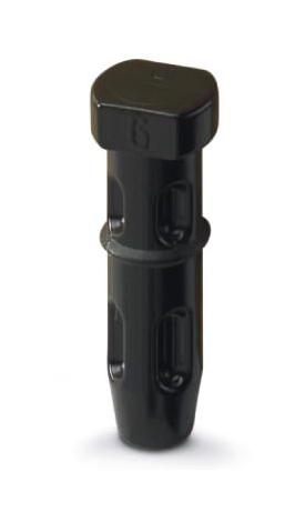 KDT-ST 6 FILLER PLUG, 6MM, NYLON, BLACK PHOENIX CONTACT