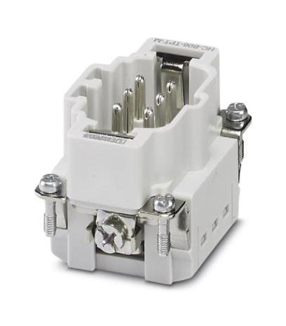 HC-B06-I-TPT-M CONTACT INSERT, PIN, 6+PE, 2R, B6 PHOENIX CONTACT