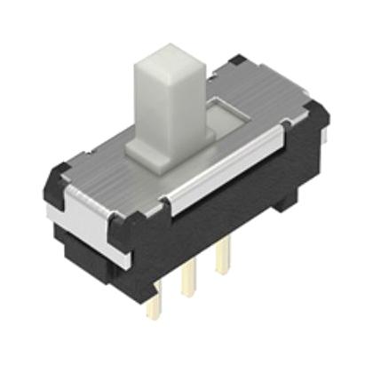 SSSS912500 SLIDE SWITCH, SPDT, 0.1A, 12V, THT ALPS ALPINE