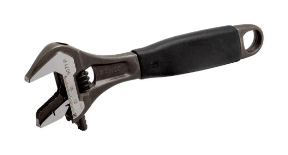 9072P WRENCH, ADJUSTABLE, 10", REV. JAW BAHCO
