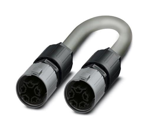 QPD 5P/10,0-PVC/5P 5X2,5 BK CIR CABLE, QUICKON-QUICKON, 4+PE, 10M PHOENIX CONTACT