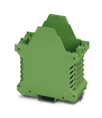 ME 45 UT GN MOUNTING BASE, DIN RAIL HOUSING, GREEN PHOENIX CONTACT