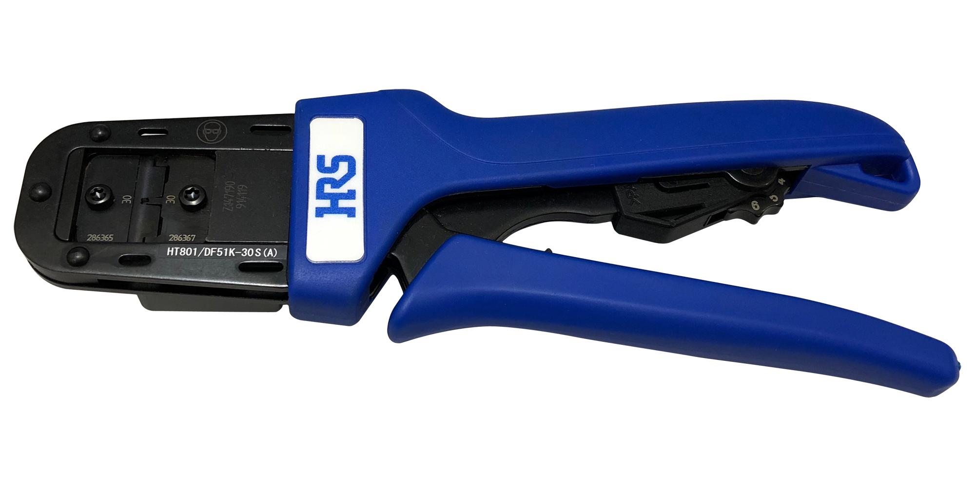 HT801/DF51K-30S(A) CRIMP TOOL, HAND, 30AWG HIROSE(HRS)