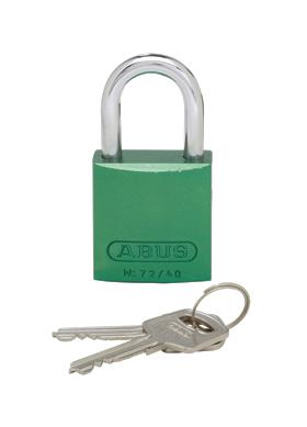 PSL-7GR LOCKOUT PADLOCK, 38.1MM, ALUM/STL, GREEN PANDUIT